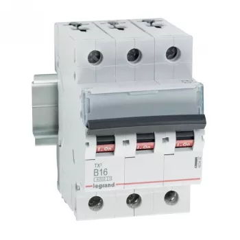 Legrand TX3 automātiskais slēdzis 3 polu B tips 16A 400V