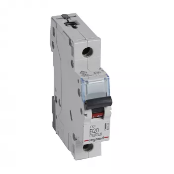 Legrand TX3 1P 20A B raksturlīknes automātiskais slēdzis 403358