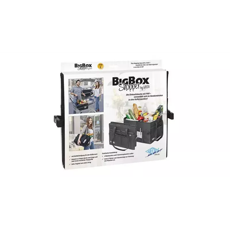 Iepirkumu grozs Wedo BigBox Shopper Melns