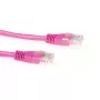 ACT Pink 20 metru U/UTP CAT5E savienojuma kabelis ar RJ45 savienotājiem
