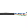 Patch kabelis ACT CAT5E U/UTP Stranded Melns 100m