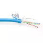 Patch kabelis ACT CAT5E F/UTP LSZH Stranded Zils 100m