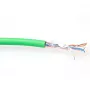 ACT FP770H CAT5E F/UTP LSZH Stranded Patch Kabelis Zaļš 100m