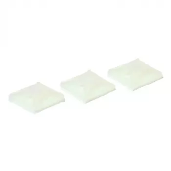 ACT kabeļu saišu stiprinājums ar līmi, maks. platums 5.50 mm, caurspīdīgs, neilons, 100 gab.