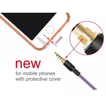 Audio kabelis 3,5 mm DeLOCK 85599 2 m Purpura