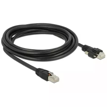 Tīkla kabelis DeLOCK 85669 Cat6 S/FTP 3 m Melns