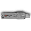 Lindy USB Type A Port Blocker Key, Balts