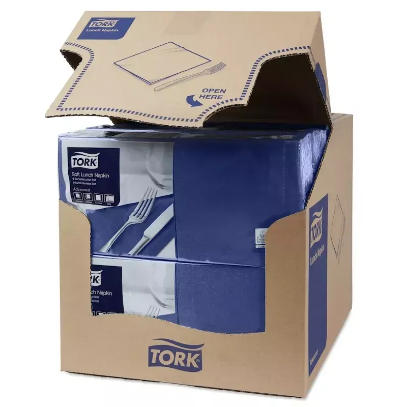 Papīra salvetes Tork 477412 zilas 150 gab.