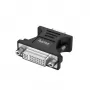 Hama 00200341 kabeļa dzimuma mainītājs VGA (D-Sub) uz DVI-I melns