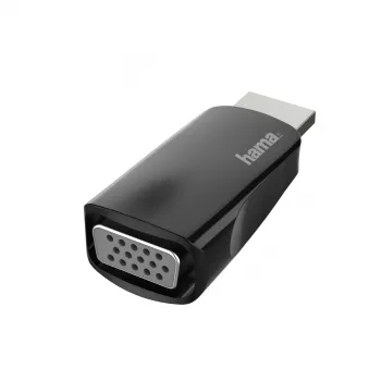 Hama 00200344 pārveidotājs HDMI-VGA Melns