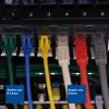 ACT Yellow 2 m LSZH U/FTP CAT6A datacenter plānā lēciena kabeļa ar RJ45 savienotājiem
