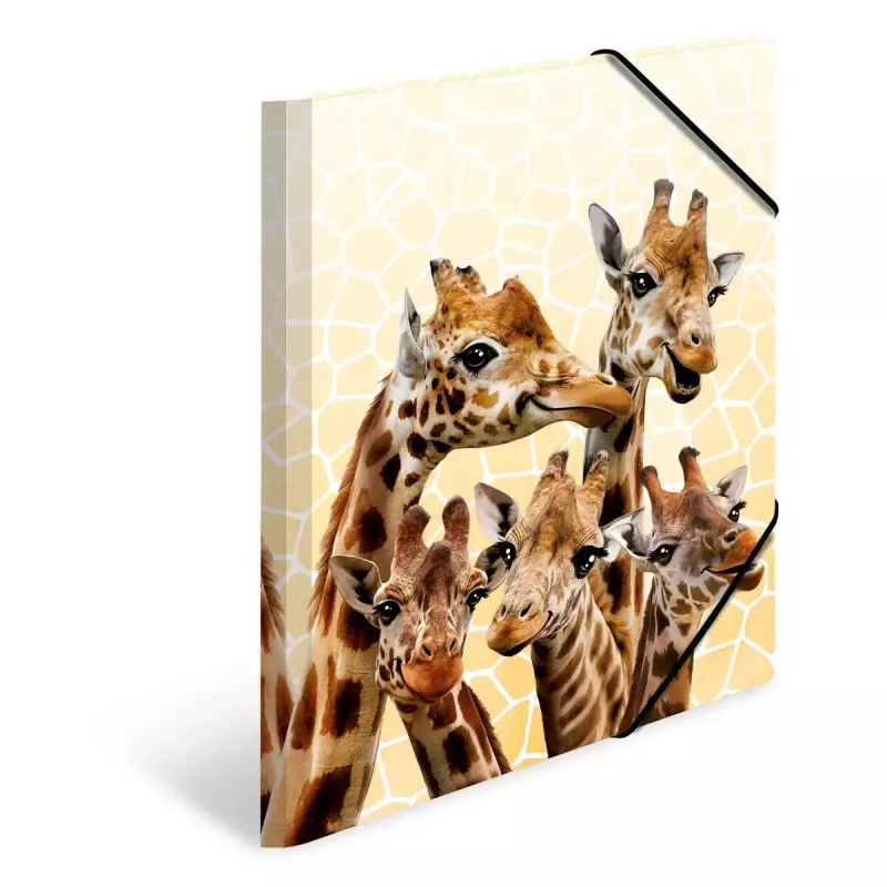 Mapes vāks HERMA Giraffe friends Polipropilēns (PP) Daudzkrāsains A4