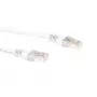 ACT White 1.0 metra LSZH U/UTP CAT6 savienotājkabelis ar RJ45 savienotājiem