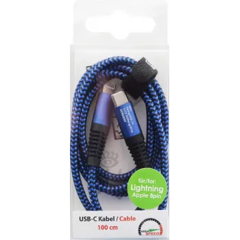 Lightning kabelis 2GO 797196 1 m Zils USB C