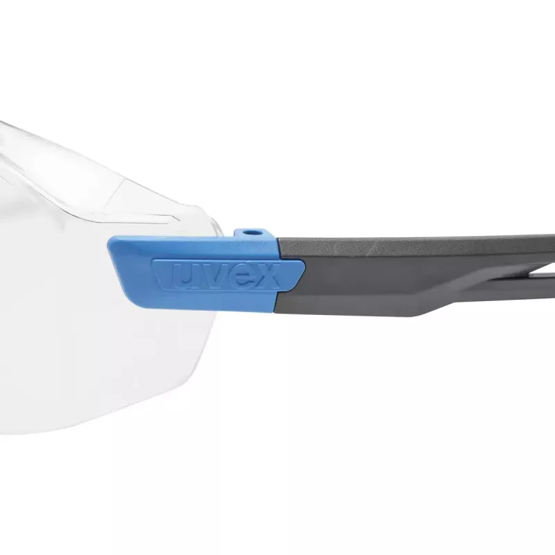 Aizsargbrilles Uvex i-lite, plastmasas rāmis zils/pelēks, caurspīdīgas lēcas