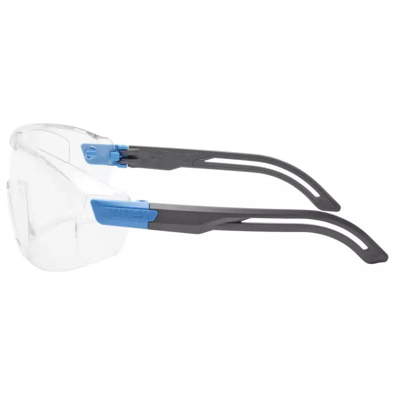 Aizsargbrilles Uvex i-lite, plastmasas rāmis zils/pelēks, caurspīdīgas lēcas