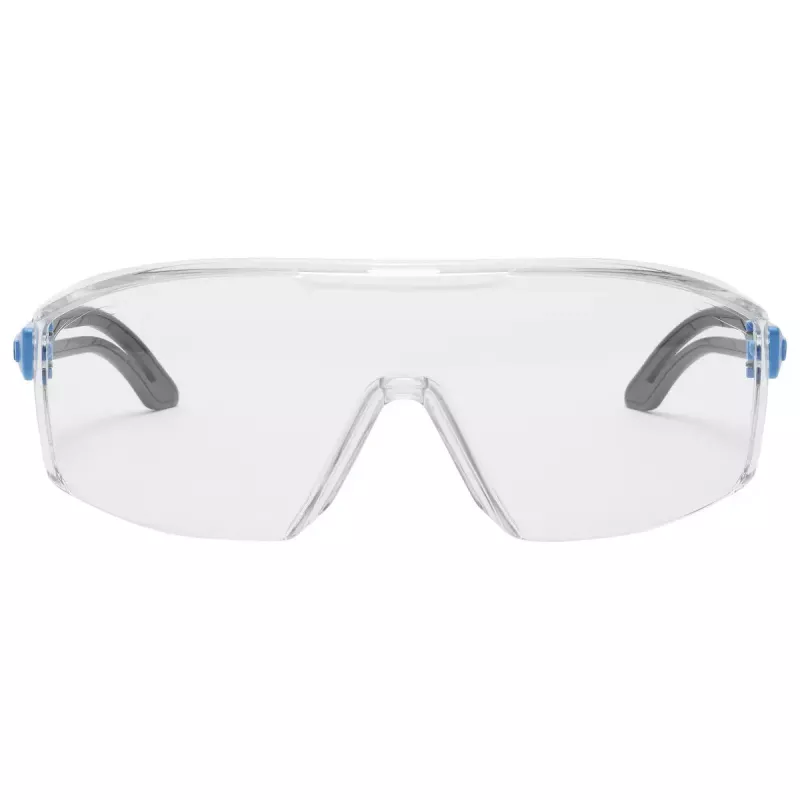 Aizsargbrilles Uvex i-lite, plastmasas rāmis zils/pelēks, caurspīdīgas lēcas