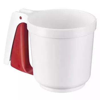 Miltu sietiņš Westmark 32142270, plastmasa, balts, Ø 10,8 cm, augstums 110 mm