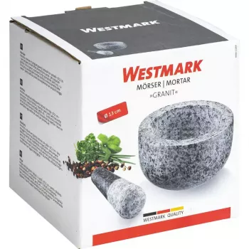 Java un piesta Westmark Granit Grey — Granīts, Ø 13 cm, 131×131 mm