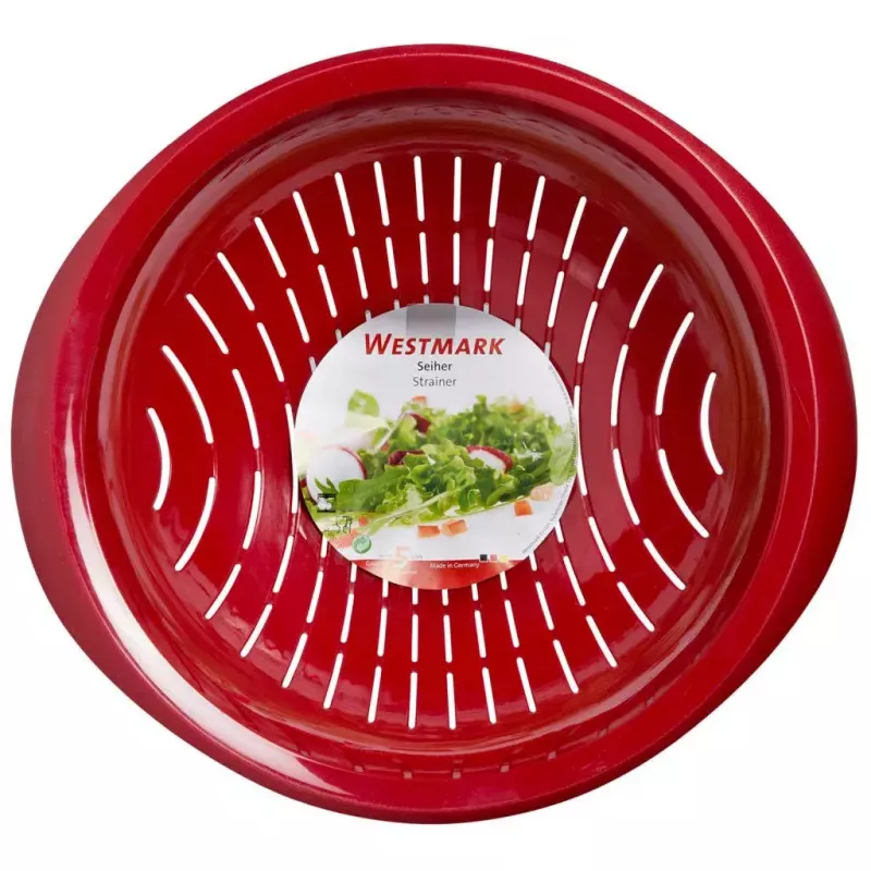 Virtuves sietiņš Westmark 2424227R, plastmasa, apaļš, 25 cm diametrs, sarkans