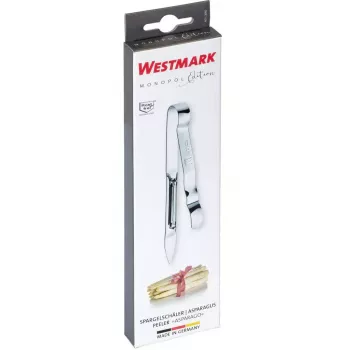 Westmark Asparago 60713360 sparģeļu mizotājs, nerūsējošais tērauds