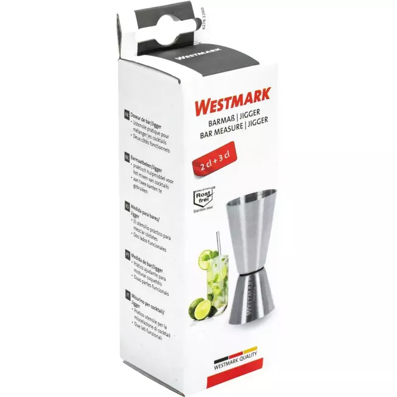 Westmark 62782260 kokteiļu mērtrauks 50 ml Nerūsējošais tērauds 1 gab.