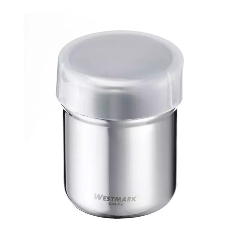 Cukura dozators Westmark 69502260 — apaļš, nerūsējošais tērauds + polipropilēns, 62×62×82 mm
