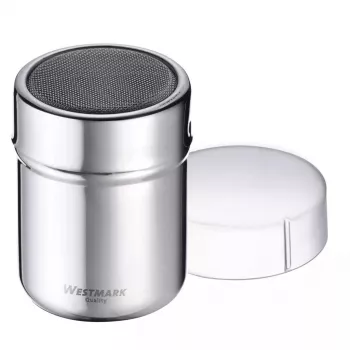 Cukura dozators Westmark 69502260 — apaļš, nerūsējošais tērauds + polipropilēns, 62×62×82 mm