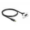DeLOCK Easy 45 modulis SuperSpeed USB 10 Gbps USB Type-A sievišķais uz USB Type-C vīrišķais