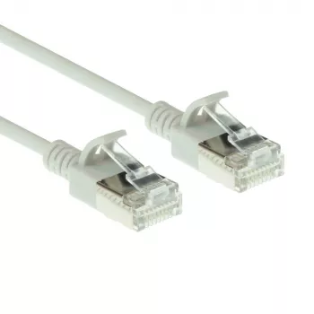 ACT Grey 7m LSZH U/FTP CAT6A datacenter plāns savienojuma kabelis ar snagless RJ45 savienotājiem