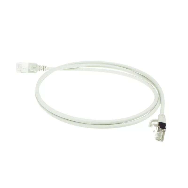 ACT Grey 7m LSZH U/FTP CAT6A datacenter plāns savienojuma kabelis ar snagless RJ45 savienotājiem