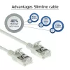 ACT Grey 7m LSZH U/FTP CAT6A datacenter plāns savienojuma kabelis ar snagless RJ45 savienotājiem