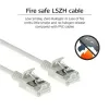 ACT Grey 10 m LSZH U/FTP CAT6A datacentra tievais patch kabelis ar aizsargvāciņu un RJ45 savienotājiem