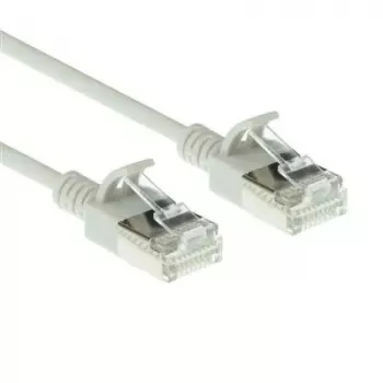 ACT Grey 10 m LSZH U/FTP CAT6A datacentra tievais patch kabelis ar aizsargvāciņu un RJ45 savienotājiem