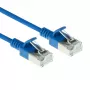 ACT Blue 7 m LSZH U/FTP CAT6A plāns datu centra kabelis ar RJ45 savienotājiem