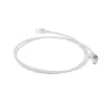 ACT White 3 metru LSZH U/FTP CAT6A datacentra slaidais savienojuma kabelis ar snagless RJ45 savienotājiem