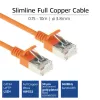 ACT Orange 7 m LSZH U/FTP CAT6A datacentra tievā patch kabelis ar aizsargvāciņu un RJ45 savienotājiem