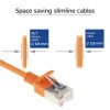 ACT Orange 7 m LSZH U/FTP CAT6A datacentra tievā patch kabelis ar aizsargvāciņu un RJ45 savienotājiem