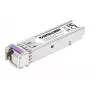 Intellinet Gigabit Fiber WDM Bi-Direkcionālais SFP optiskais raiduztvērēja modulis 1000Base-BX-U (LC) vienmoda ports, 80 km, BiDi WDM (RX1550/TX1490), MSA saderīgs