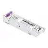 Intellinet Gigabit Fiber WDM Bi-Direkcionālais SFP optiskais raiduztvērēja modulis 1000Base-BX-U (LC) vienmoda ports, 80 km, BiDi WDM (RX1550/TX1490), MSA saderīgs