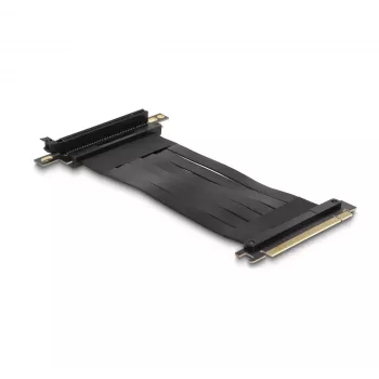 DeLOCK Riser Card PCI Express x16 vīrietis uz x16 slotu 90° leņķī ar kabeli 30 cm