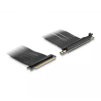 DeLOCK Riser Card PCI Express x16 vīrietis uz x16 slotu 90° leņķī ar kabeli 30 cm