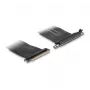 DeLOCK Riser Card PCI Express x16 vīrietis uz x16 slotu 90° leņķī ar kabeli 30 cm