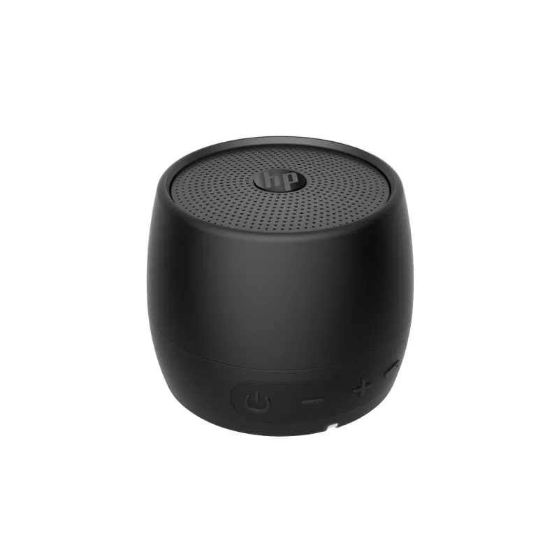 HP Black Bluetooth Speaker 360, pārnēsājams Bluetooth 5 skaļrunis, melns, cilindrisks, ar pogām, universāls