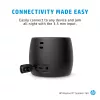 HP Black Bluetooth Speaker 360, pārnēsājams Bluetooth 5 skaļrunis, melns, cilindrisks, ar pogām, universāls