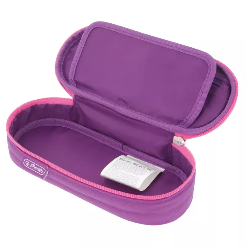 Penālis Herlitz Dip Dye Soft Poliesters Rozā Violeta 215x95x60mm