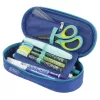 Herlitz Dip Dye Soft penālis no poliestera, zils/tirkīzs, 215x95x60 mm