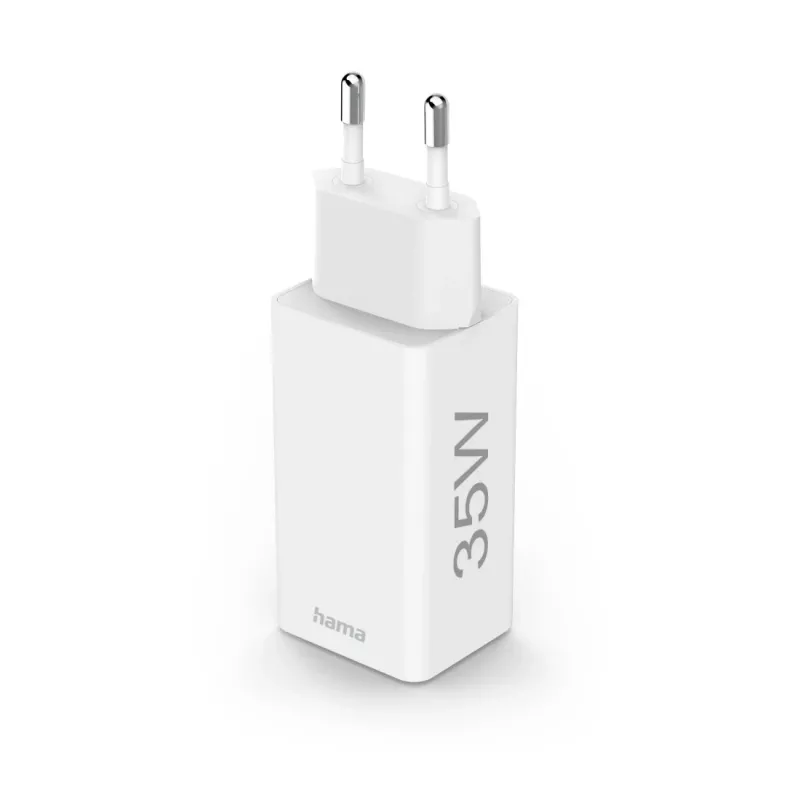 Hama 00125116 mobilās ierīces lādētājs Power bank, Viedtālrunis, Planšete Balts Maiņstrāvas Ātrā uzlāde Iekštelpu