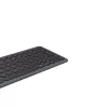 Hama WK-500 bezvadu tastatūra mājai/birojam RF Bluetooth QWERTZ vācu melna, tumši pelēka