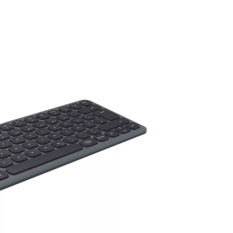 Hama WK-500 bezvadu tastatūra mājai/birojam RF Bluetooth QWERTZ vācu melna, tumši pelēka